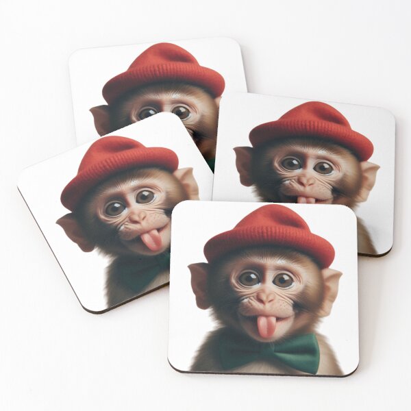 Item preview, Monkey in a red hat 2 designed and sold by rominek77.