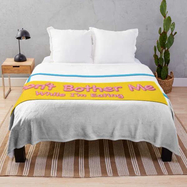 Item preview, Don't Bother Me While I'm Eating, Funny Quotes, Food Quotes, Friends, BFF, Best Friends, designed and sold by Henrylizarraga.