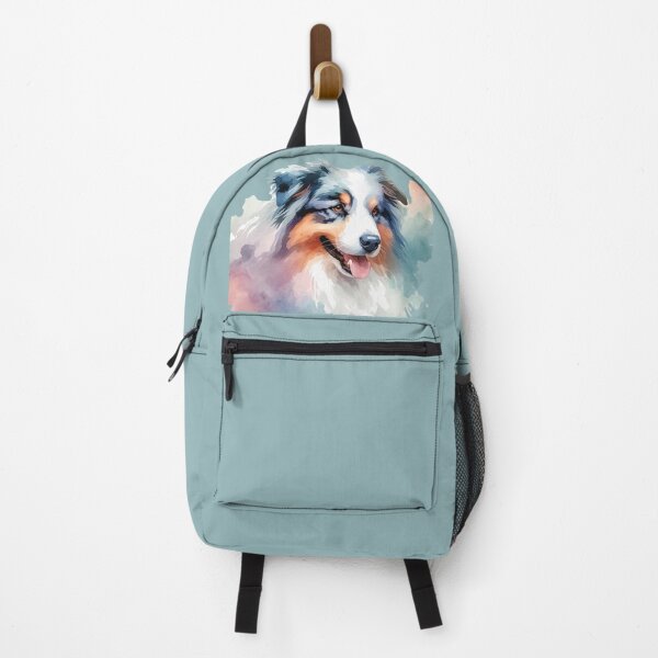 Item preview, Australian Shepherd Watercolor designed and sold by critterpatchusa.