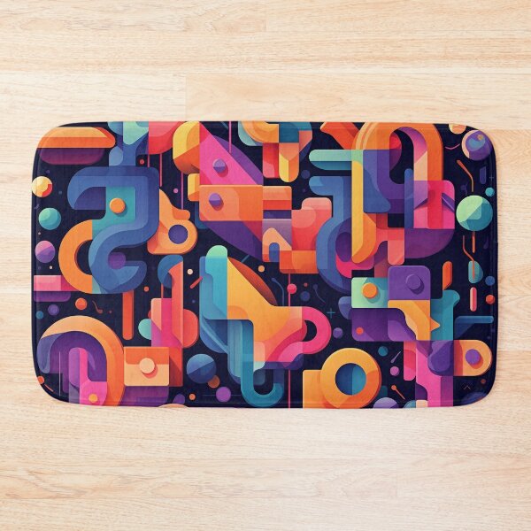 Item preview, Typographic Chaos | Vibrant Patterns and Cartoon Abstraction designed and sold by FairX.