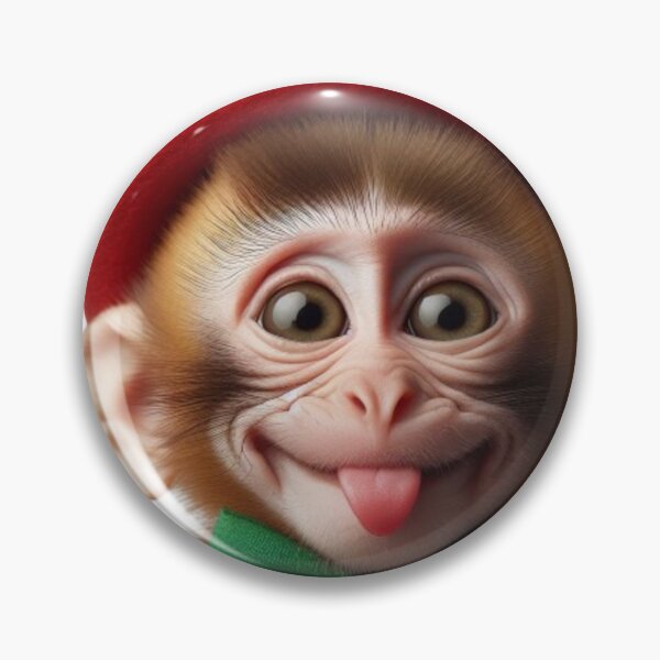 Item preview, Monkey in a red hat 3 designed and sold by rominek77.