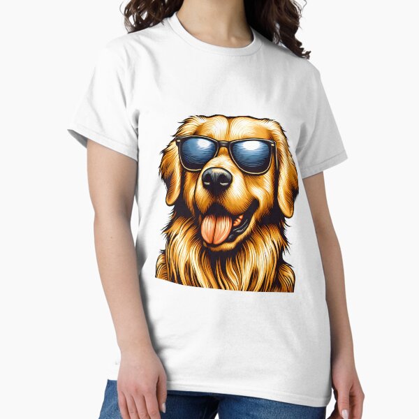 Item preview, Cool Dogzz: ein cooler Golden Retriever mit Sonnenbrille designed and sold by CreativeSparkzz.