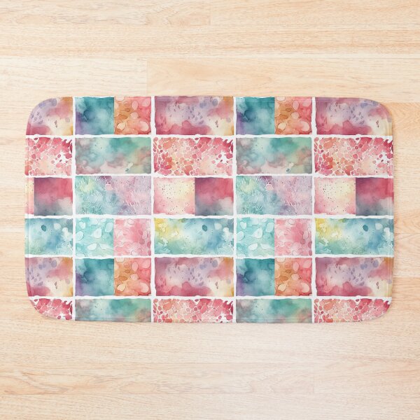 Item preview, Tile pattern with dreamy watercolor textures designed and sold by AinigrivDoll.