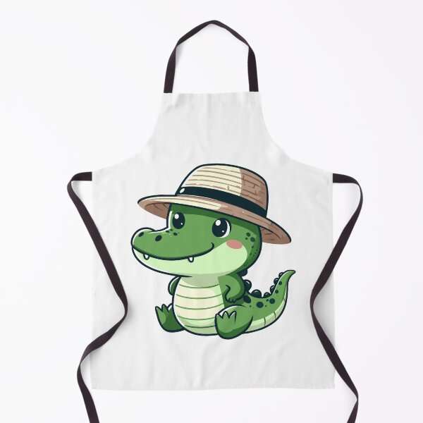 Item preview, Stylish Alligator with Hat designed and sold by ArtfulWeave.