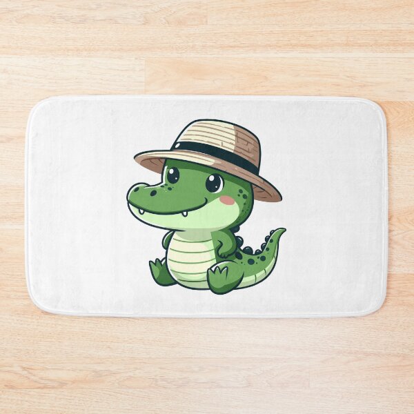 Item preview, Stylish Alligator with Hat designed and sold by ArtfulWeave.