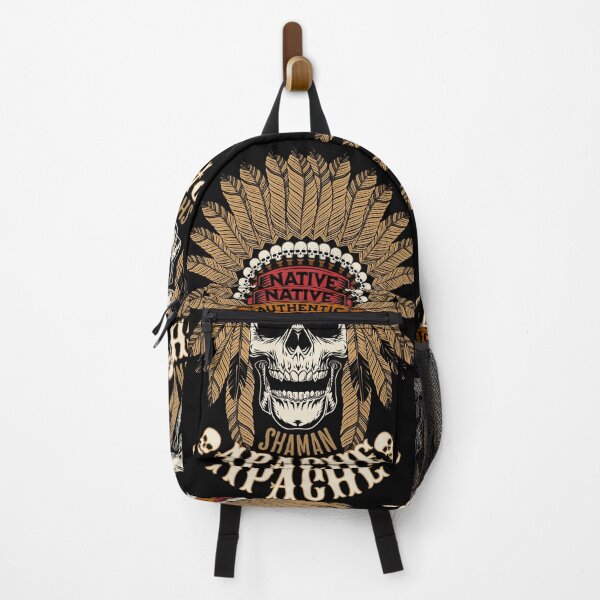 Item preview, Native American Apache Shaman - Aboriginal Tribal Mask Gift designed and sold by InkyGenies.