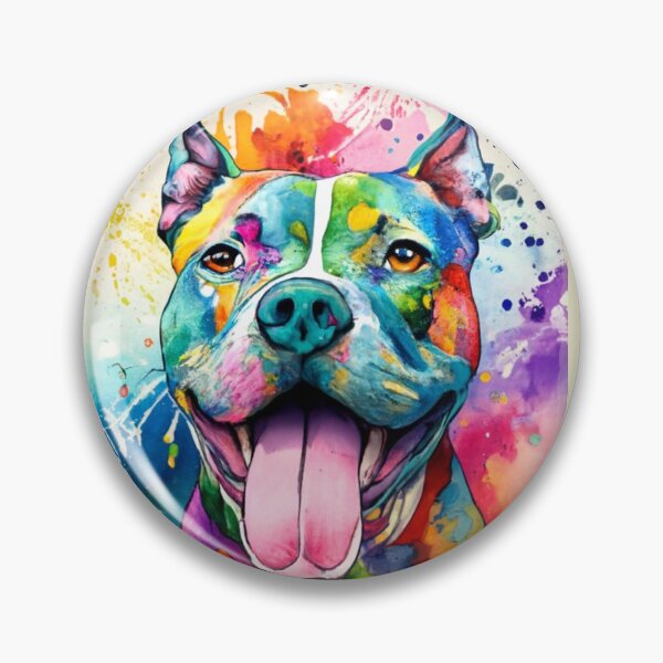 Item preview, Pitbull dog art for pitbull lovers designed and sold by PetArt  ⭐⭐⭐⭐⭐.