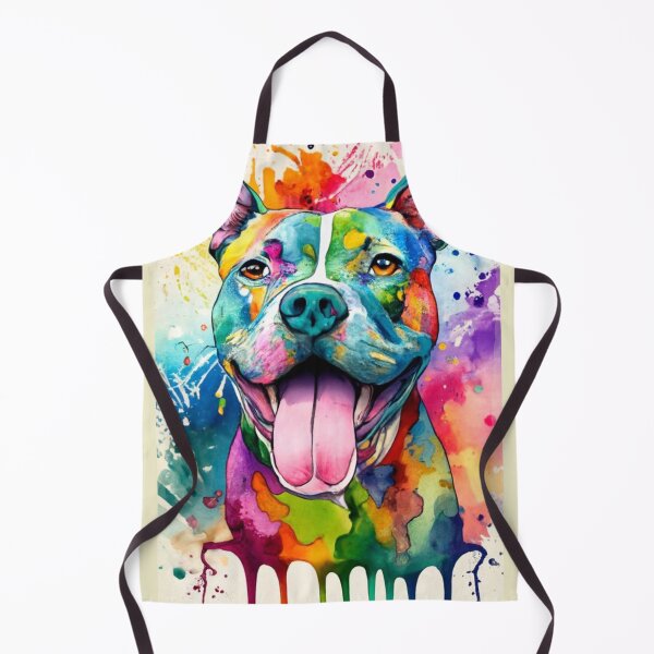 Item preview, Pitbull dog art for pitbull lovers designed and sold by PetArt ⭐⭐⭐⭐⭐.