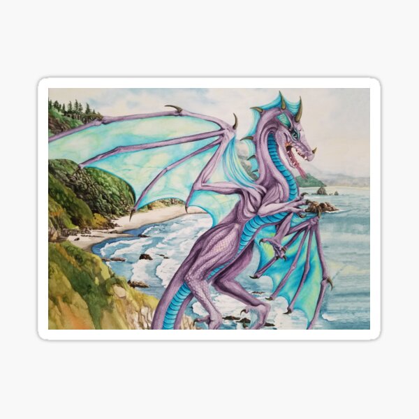 Oregon Coast Trail Dragon Sticker