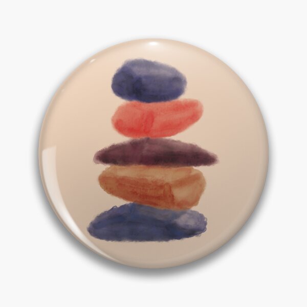 Item preview, Watercolor Balancing Stones designed and sold by srsig designs.
