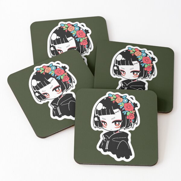 Item preview, Geisha Anime Sticker designed and sold by AIbrushedHamlet.
