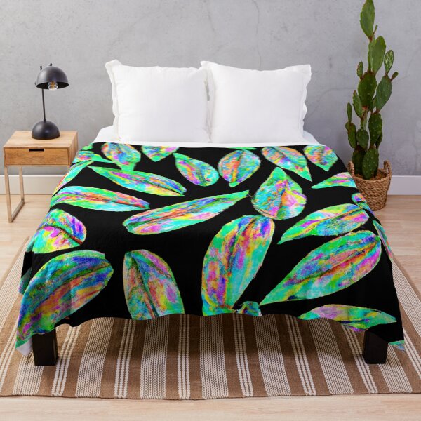 Item preview, Botanical Neon Bliss Leaf Pattern designed and sold by Health And Fitness Posts e-Store.