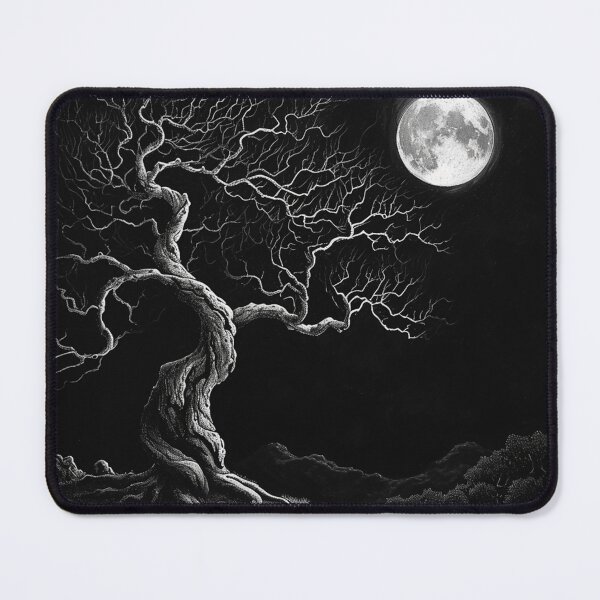 Item preview, Lunar Vigil: The Monochrome Sentinel and Its Silvery Boughs designed and sold by dungeonwarriors.