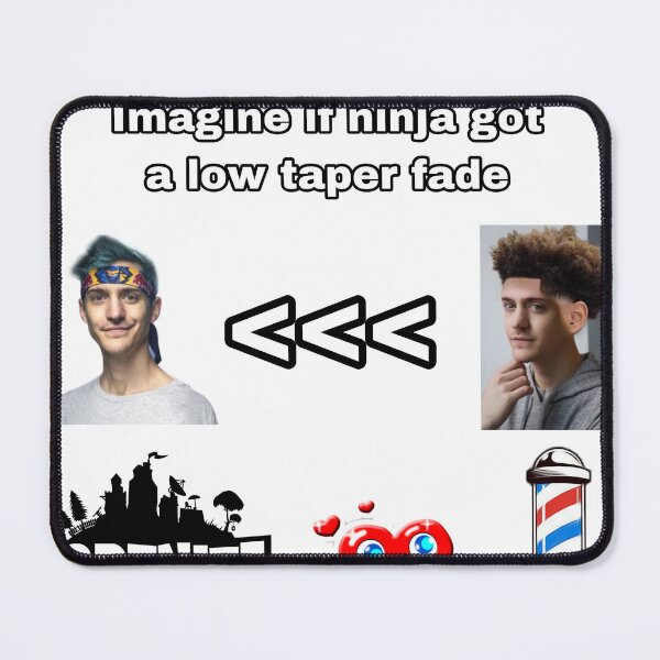 Item preview, What if ninja got a low taper fade oblock shirt designed and sold by oblockfits1.