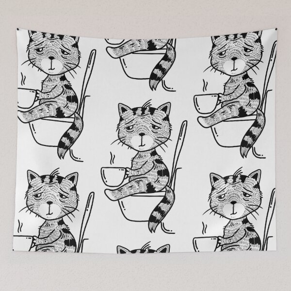 Item preview, Good Morning Cat - Monday Mood designed and sold by fruehmorgens.