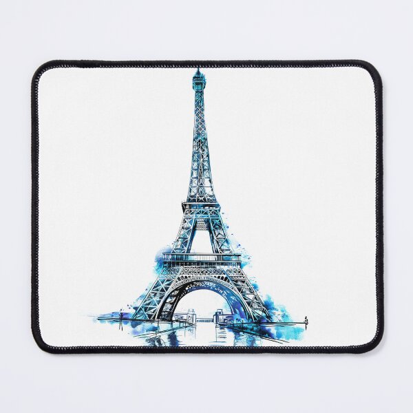 Item preview, Eiffel Tower Watercolour designed and sold by Kobi-PrintVibes.