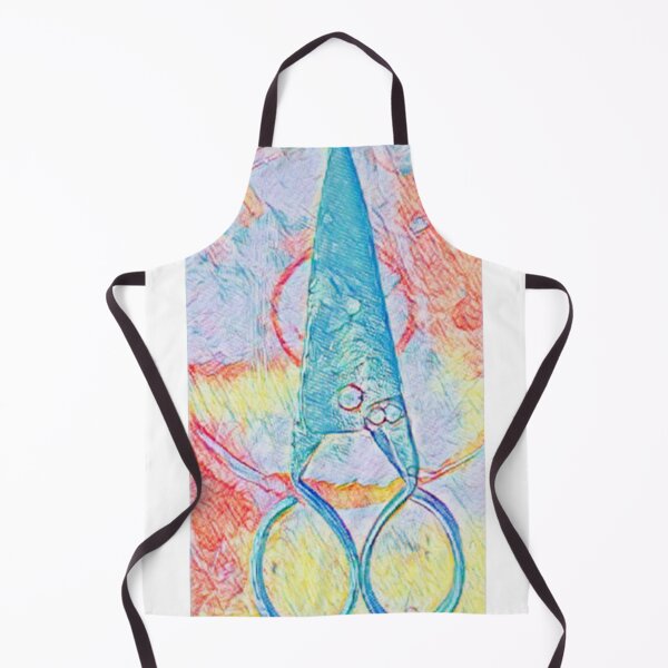 Item preview, Color Splash Vintage Scissors Sketch Art Work designed and sold by AWADHESH CHAURASIA.