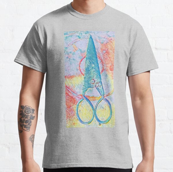 Item preview, Color Splash Vintage Scissors Sketch Art Work designed and sold by AWADHESH  CHAURASIA.
