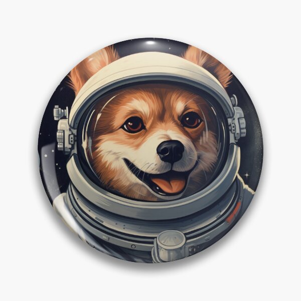 Item preview, Space Dog Stickers Galactic Wonders Vibrant Space and Planet Sticker Collection Ava designed and sold by UncleFizziwigs.