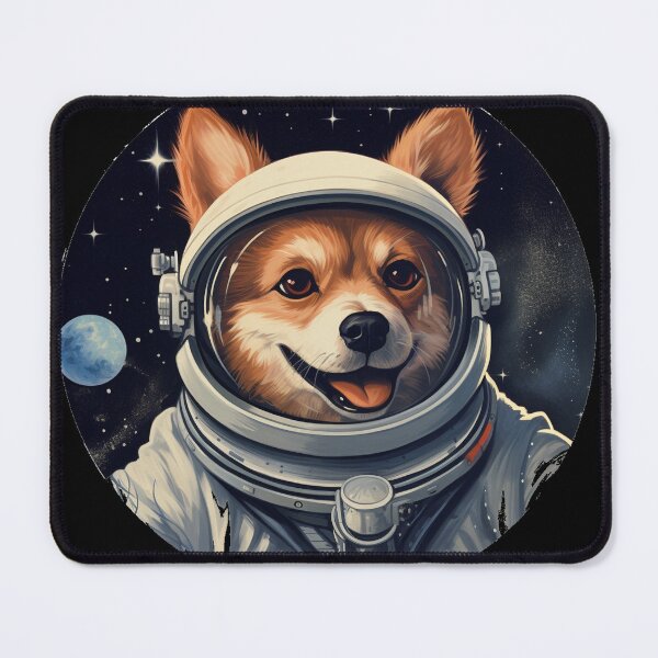 Item preview, Space Dog Stickers Galactic Wonders Vibrant Space and Planet Sticker Collection Ava designed and sold by UncleFizziwigs.