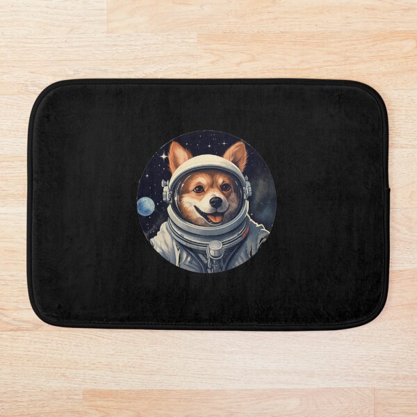 Aperçu de l'œuvre Autocollants Space Dog Merveilles galactiques Vibrant Space and Planet Sticker Collection Ava créée et vendue par UncleFizziwigs.