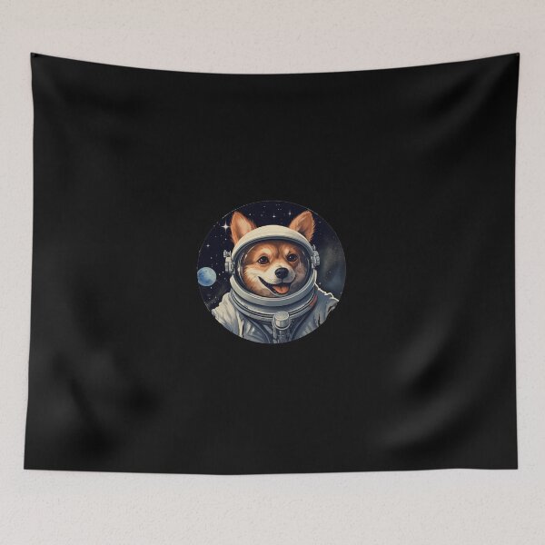 Item preview, Space Dog Stickers Galactic Wonders Vibrant Space and Planet Sticker Collection Ava designed and sold by UncleFizziwigs.