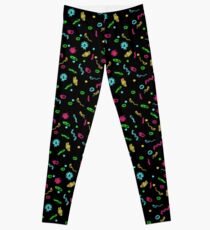 Fluorescent Microbes Leggings