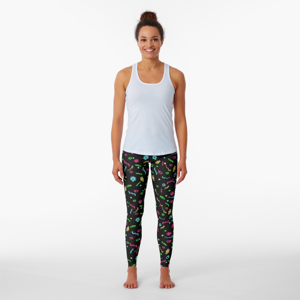 Fluorescent Microbes Leggings