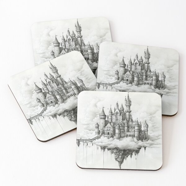 Item preview, Ethereal Citadel: The Skyborne Fortress Amidst the Clouds designed and sold by dungeonwarriors.