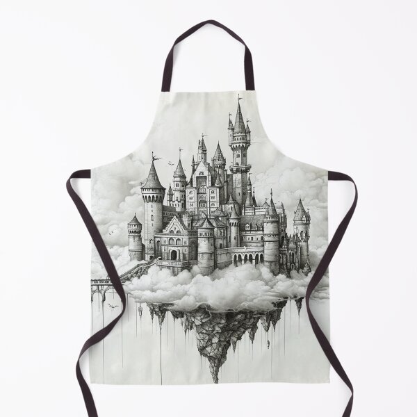 Item preview, Ethereal Citadel: The Skyborne Fortress Amidst the Clouds designed and sold by dungeonwarriors.