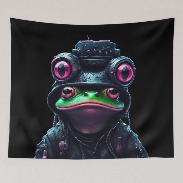 Item preview, Cyber-Frog Goggles, Cyberpunk,  Kawaii Cute designed and sold by Burn-Ego.