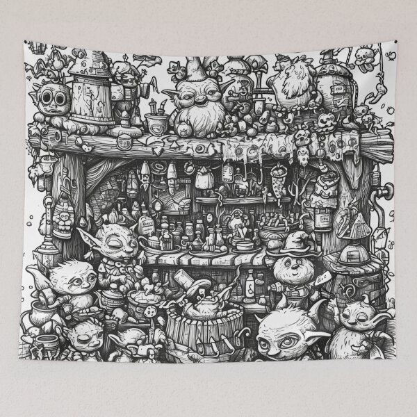 Item preview, Goblin Bazaar: A Trove of Whimsy and Wonders designed and sold by dungeonwarriors.