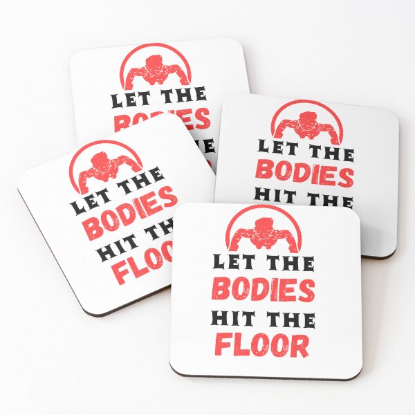 Item preview, Let The Bodies Hit The Floor: Funny Gym designed and sold by Trendy Store.