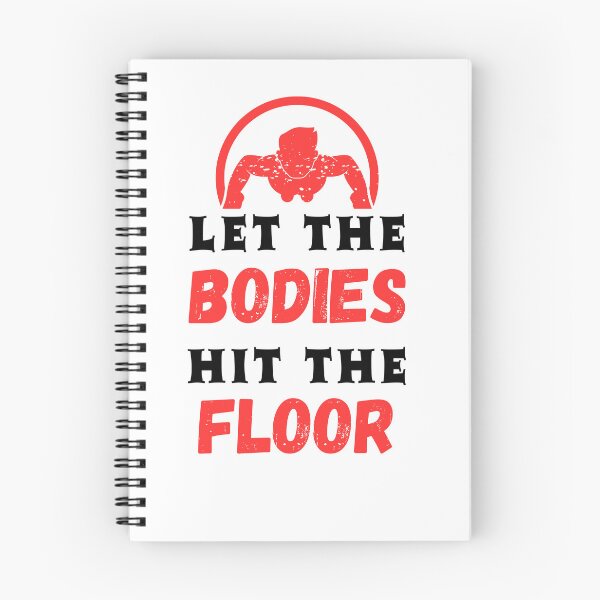 Item preview, Let The Bodies Hit The Floor: Funny Gym designed and sold by Trendy Store.