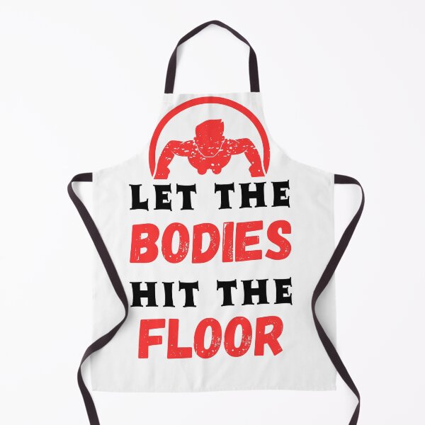 Item preview, Let The Bodies Hit The Floor: Funny Gym designed and sold by Trendy Store.