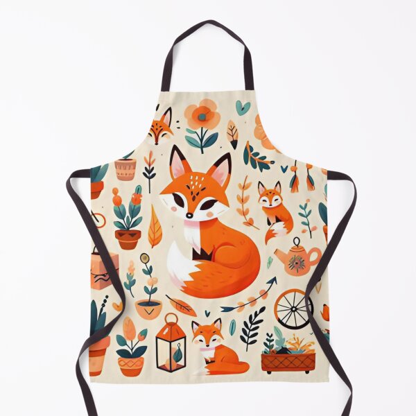 Artikelvorschau, Blumenfuchs-Doodle entworfen und verkauft von MythicMayhem Forge.