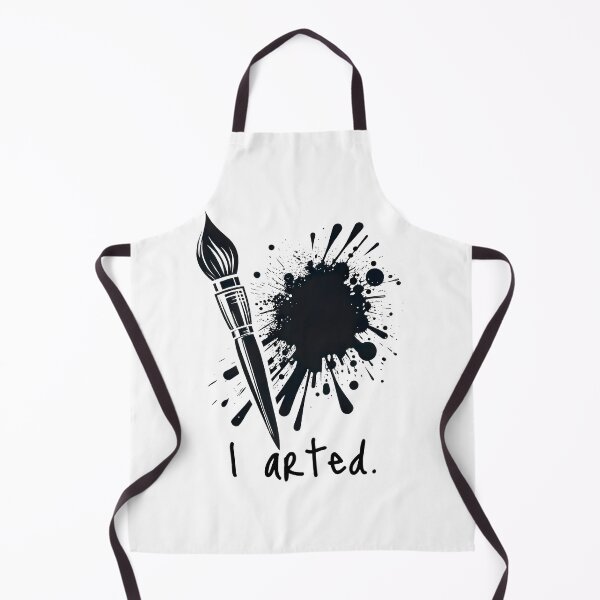 Item preview, I Arted - Creative Artist's Paintbrush Splatter Statement designed and sold by MnDShirts.