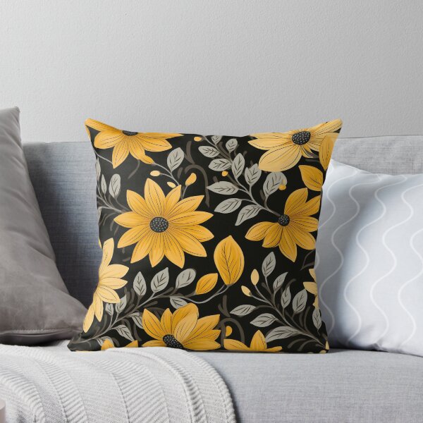 Item preview, Tiled Yellow Flower Pattern designed and sold by dcrc.