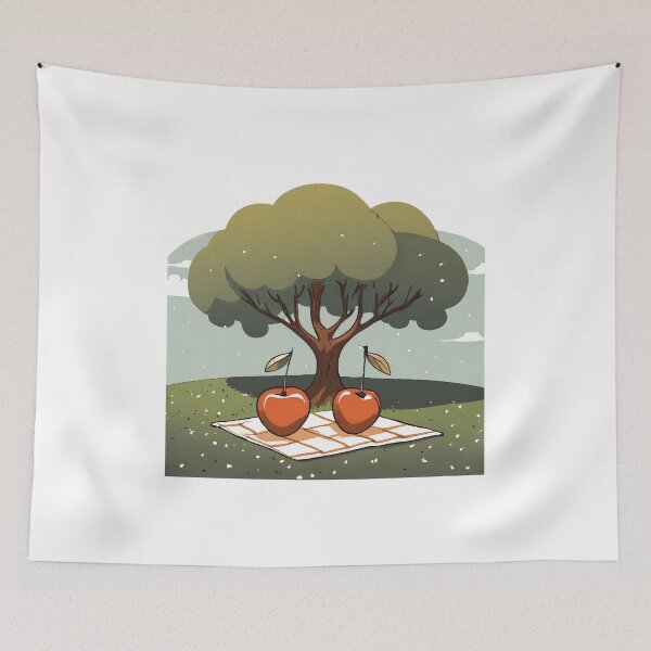 Item preview, Cherries are under the tree designed and sold by omerfdln34.