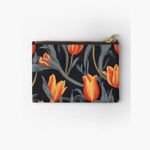 Item preview, Tulip Tile 15: Goblet of Springtime Sunshine in a Blooming Rainbow of Spiraling Blooms designed and sold by TheBrainArt.
