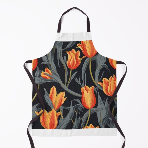 Item preview, Tulip Tile 15: Goblet of Springtime Sunshine in a Blooming Rainbow of Spiraling Blooms designed and sold by TheBrainArt.
