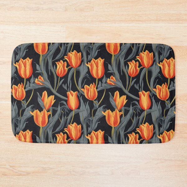 Item preview, Tulip Tile 15: Goblet of Springtime Sunshine in a Blooming Rainbow of Spiraling Blooms designed and sold by TheBrainArt.