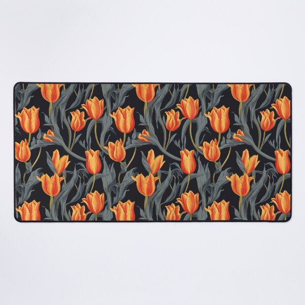 Item preview, Tulip Tile 15: Goblet of Springtime Sunshine in a Blooming Rainbow of Spiraling Blooms designed and sold by TheBrainArt.