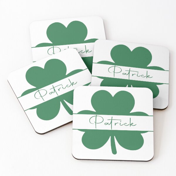 Item preview, Patrick's Personalized Clover Elegance designed and sold by FrescoDesign.