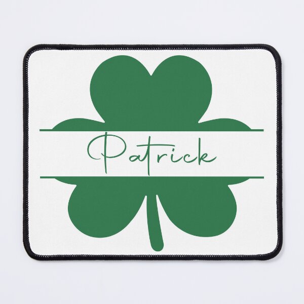 Item preview, Patrick's Personalized Clover Elegance designed and sold by FrescoDesign.