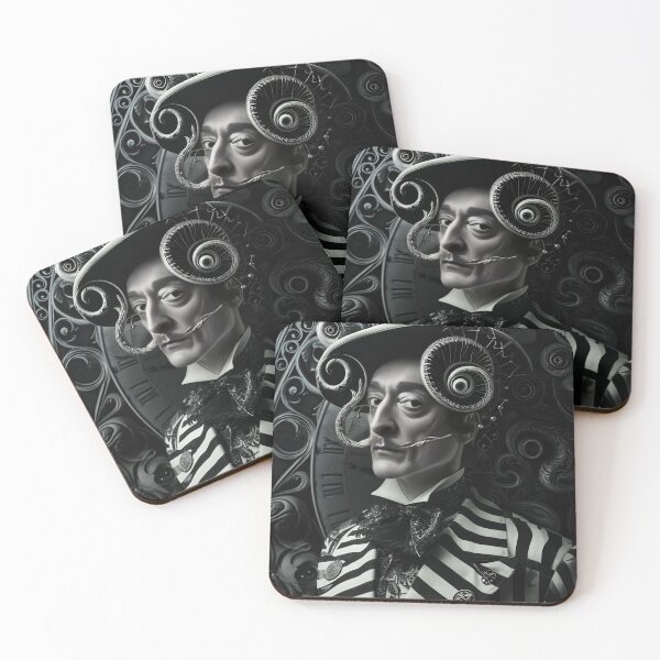 Item preview, Salvador Dali T-SHIRT ART shower curtain bag button mask print new designed and sold by OTHERWORLD2025.
