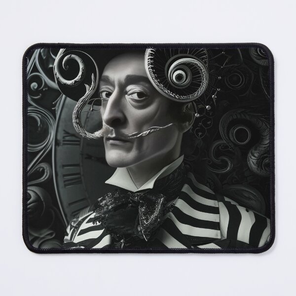 Item preview, Salvador Dali T-SHIRT ART shower curtain bag button mask print new designed and sold by OTHERWORLD2025.