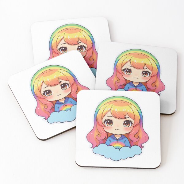 Item preview, Rainbow Girl Floater  designed and sold by StickerStarSaga.