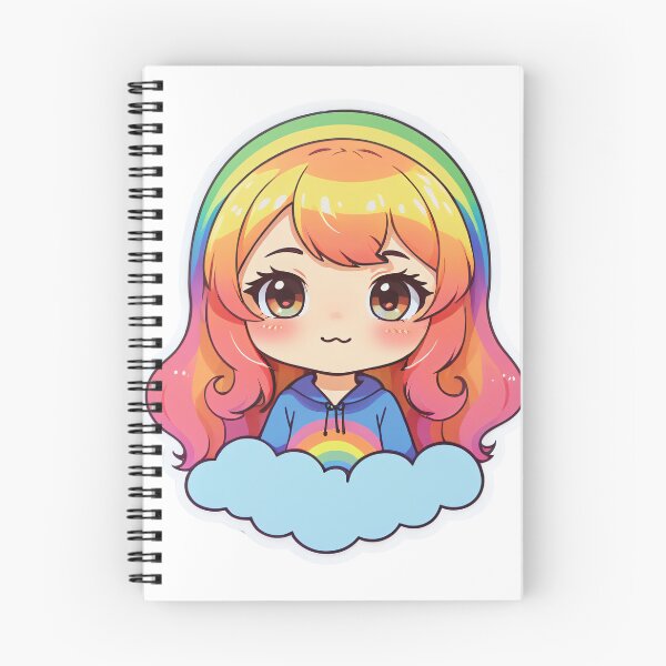 Item preview, Rainbow Girl Floater  designed and sold by StickerStarSaga.