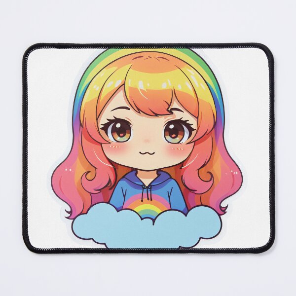 Item preview, Rainbow Girl Floater designed and sold by StickerStarSaga.
